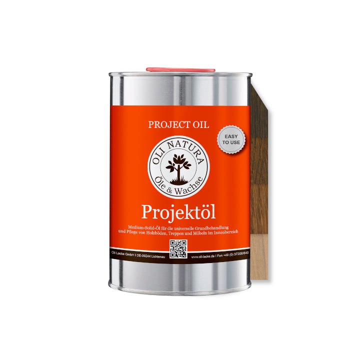 Projektöl, Natur und farbig