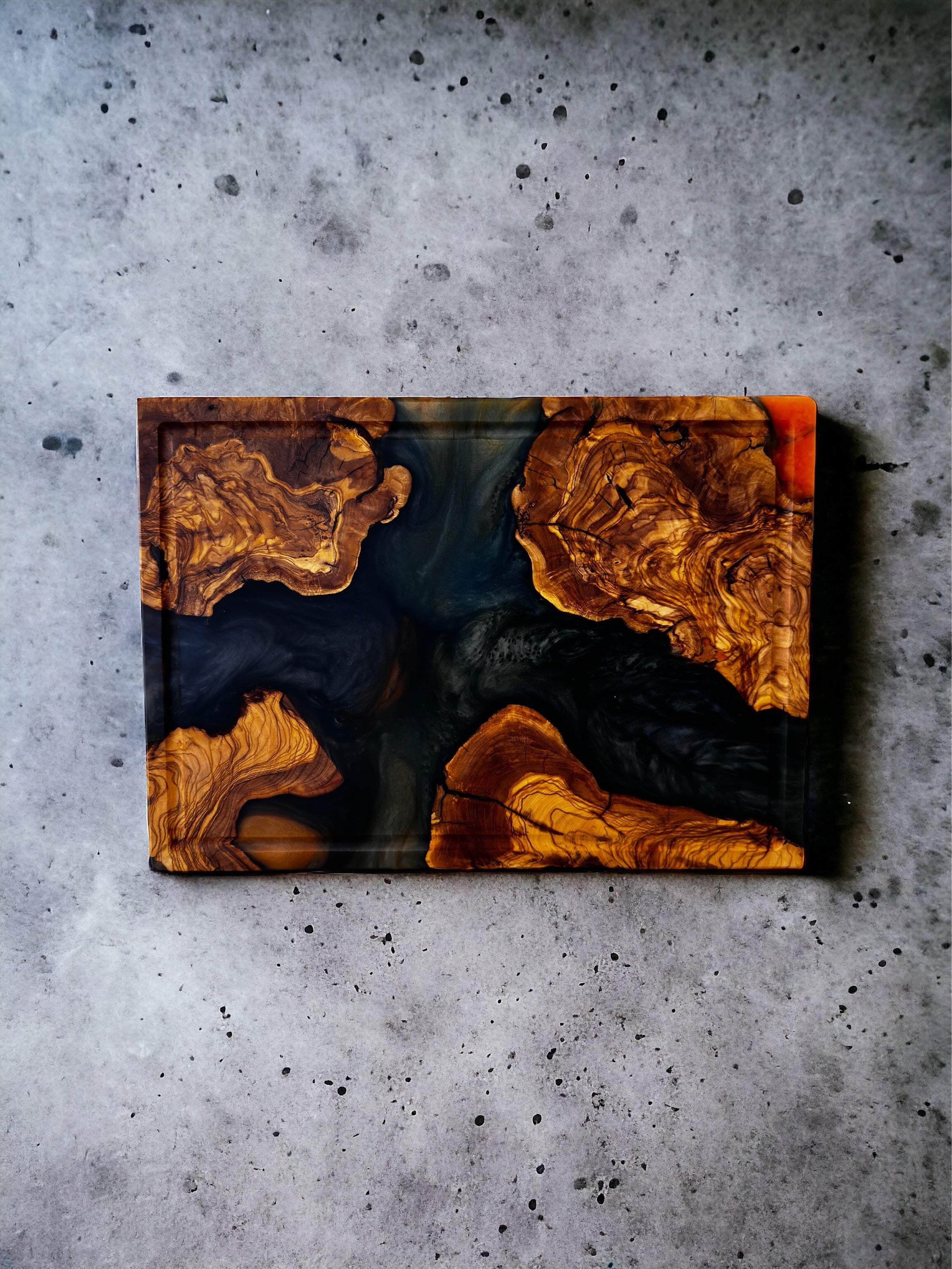 Epoxy Board Grün Blau Orange