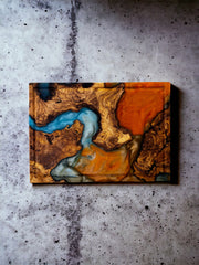 Epoxy Board Blau Orange Grün