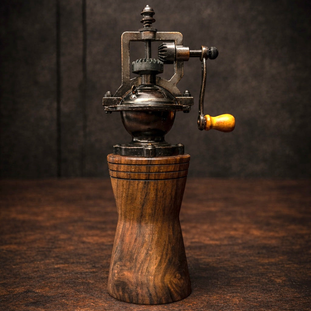 Pfeffermühle aus Schwarznuss