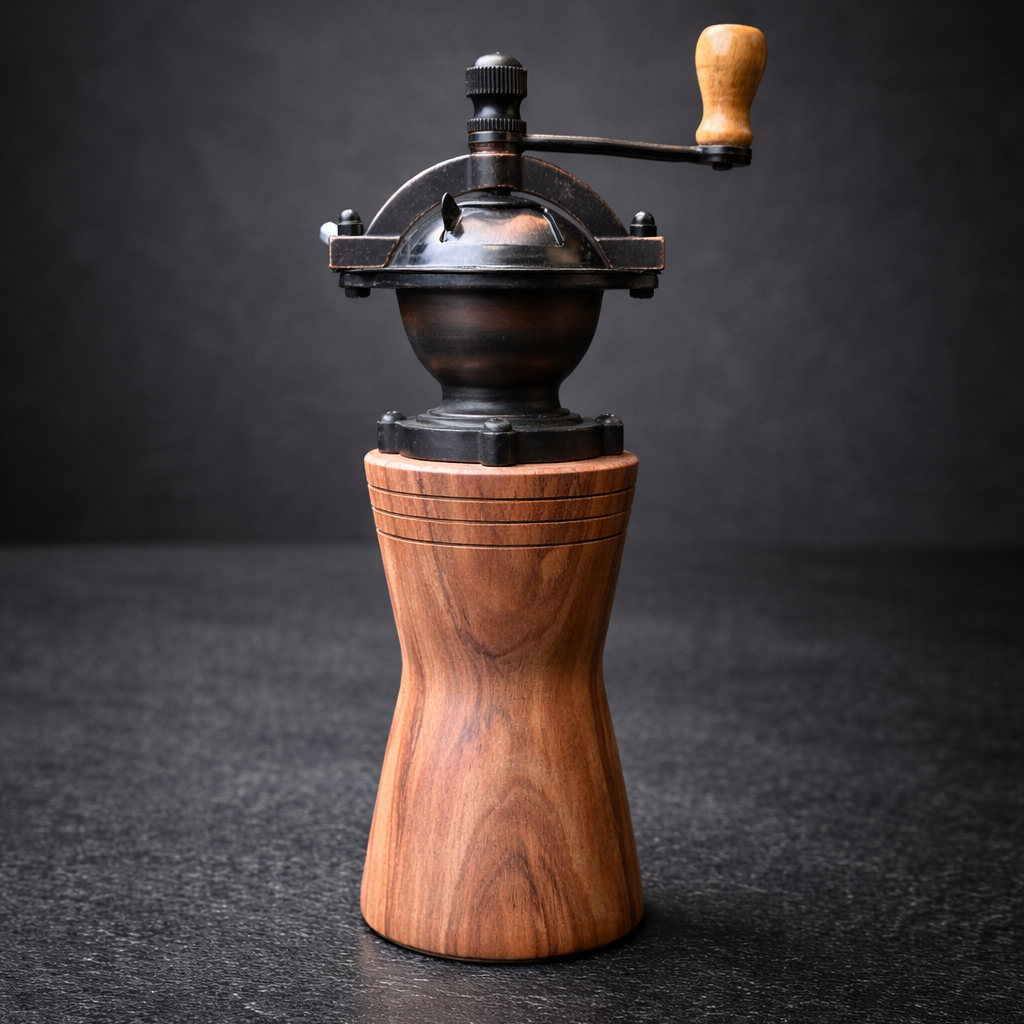 Salzmühle aus Olivenholz