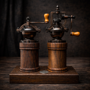 Bundle Pfeffermühle und Salzmühle Nussbaum